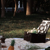Outdoor Picnic Blanket with Fringe Cotton Soft Comfortable Simple Style for Camping Beach 180x130