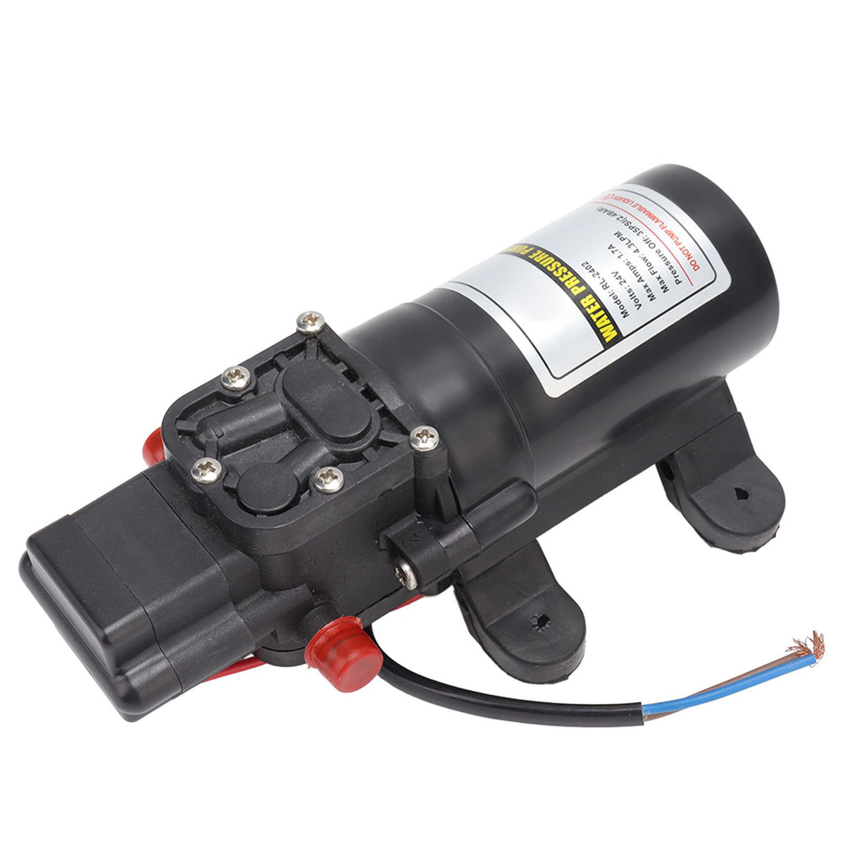 Water Pressure Diaphragm Pump Self Priming Diaphragm Pump High Pressure Water Pump for Outdoor RL 2402 24V