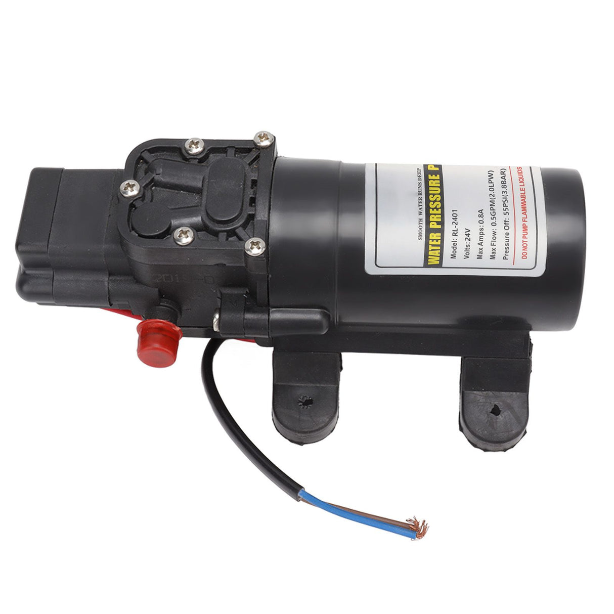 Water Pressure Diaphragm Pump Self Priming Diaphragm Pump High Pressure Water Pump for Outdoor RL 2401 24V