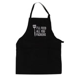 Men Funny Apron Chef Bib Apron with 3 Pockets Adjustable Neck Strap for Kitchen Cooking BBQ Baking Husband Dad Gifts