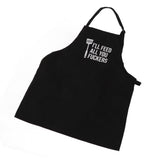 Men Funny Apron Chef Bib Apron with 3 Pockets Adjustable Neck Strap for Kitchen Cooking BBQ Baking Husband Dad Gifts - Top-Down View