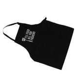 Men Funny Apron Chef Bib Apron with 3 Pockets Adjustable Neck Strap for Kitchen Cooking BBQ Baking Husband Dad Gifts - Close-Up Angle
