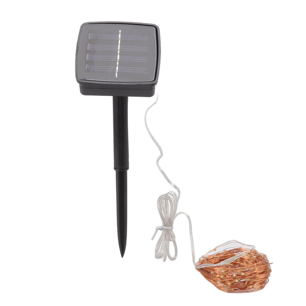 LED Solar String Lights IP44 Waterproof Heatproof Solar Powered Copper Wire Lights for Outdoor Garden Balcony Decoration