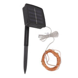LED Solar String Lights IP44 Waterproof Heatproof Solar Powered Copper Wire Lights for Outdoor Garden Balcony Decoration