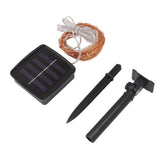 LED Solar String Lights IP44 Waterproof Heatproof Solar Powered Copper Wire Lights for Outdoor Garden Balcony Decoration