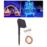 LED Solar String Lights IP44 Waterproof Heatproof Solar Powered Copper Wire Lights for Outdoor Garden Balcony Decoration - Extra Image