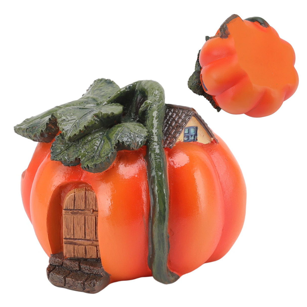 Garden Pumpkin Decoration Synthetic Resin Outdoor Pumpkin Ornament for Outdoor Indoor Party Festival Events Big Pumpkin Room