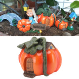 Garden Pumpkin Decoration Synthetic Resin Outdoor Pumpkin Ornament for Outdoor Indoor Party Festival Events Big Pumpkin Room