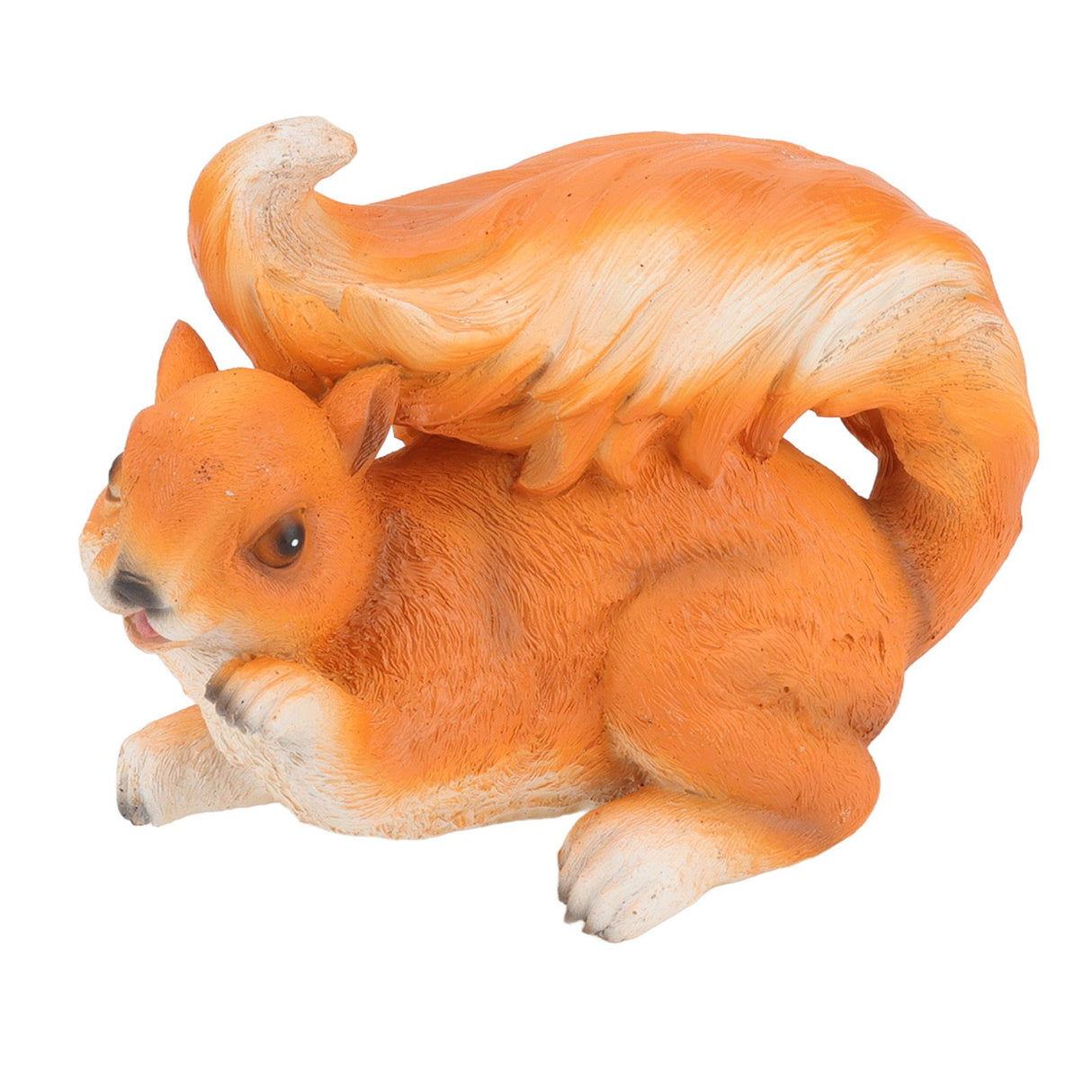 Resin Squirrel Figurine Statue Garden Landscape Decoration Animals Ornaments for Scenic Spots Courtyards Climbing Trees Red Brown Squirrel