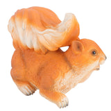 Resin Squirrel Figurine Statue Garden Landscape Decoration Animals Ornaments for Scenic Spots Courtyards Climbing Trees Red Brown Squirrel