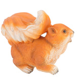 Resin Squirrel Figurine Statue Garden Landscape Decoration Animals Ornaments for Scenic Spots Courtyards Climbing Trees Red Brown Squirrel