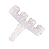 Sprinkler Head Plastic Multifunction Watering Misting Sprinkler for Garden Outdoor Agriculture Four Holes - Side View