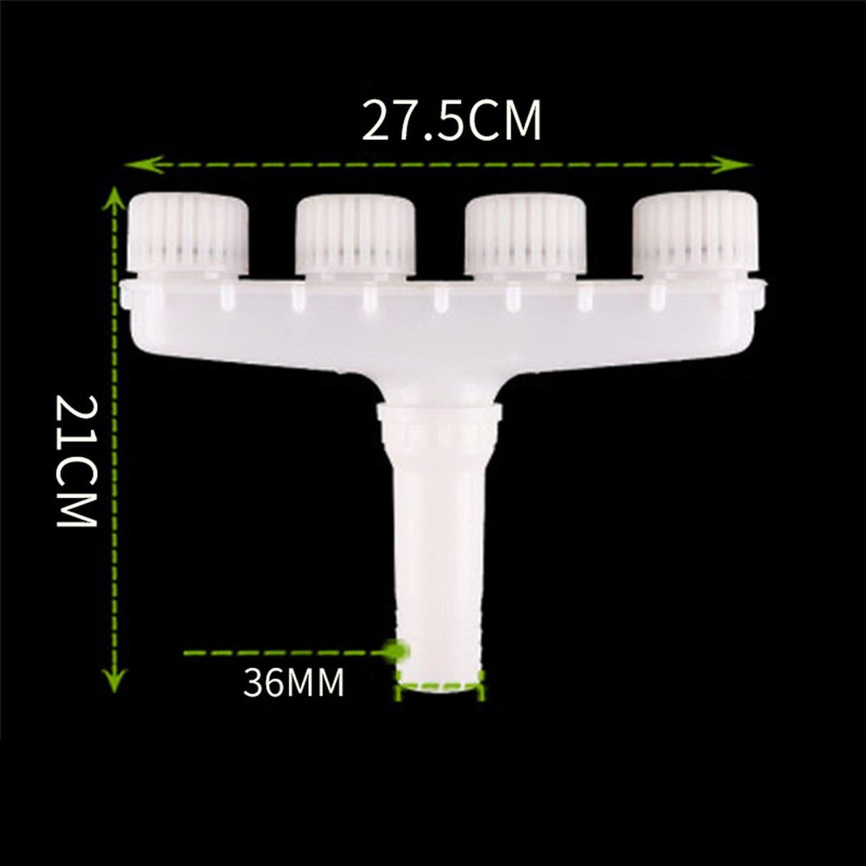 Sprinkler Head Plastic Multifunction Watering Misting Sprinkler for Garden Outdoor Agriculture Four Holes