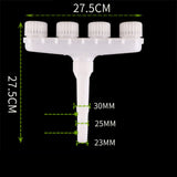 Sprinkler Head Plastic Multifunction Watering Misting Sprinkler for Garden Outdoor Agriculture Four Holes