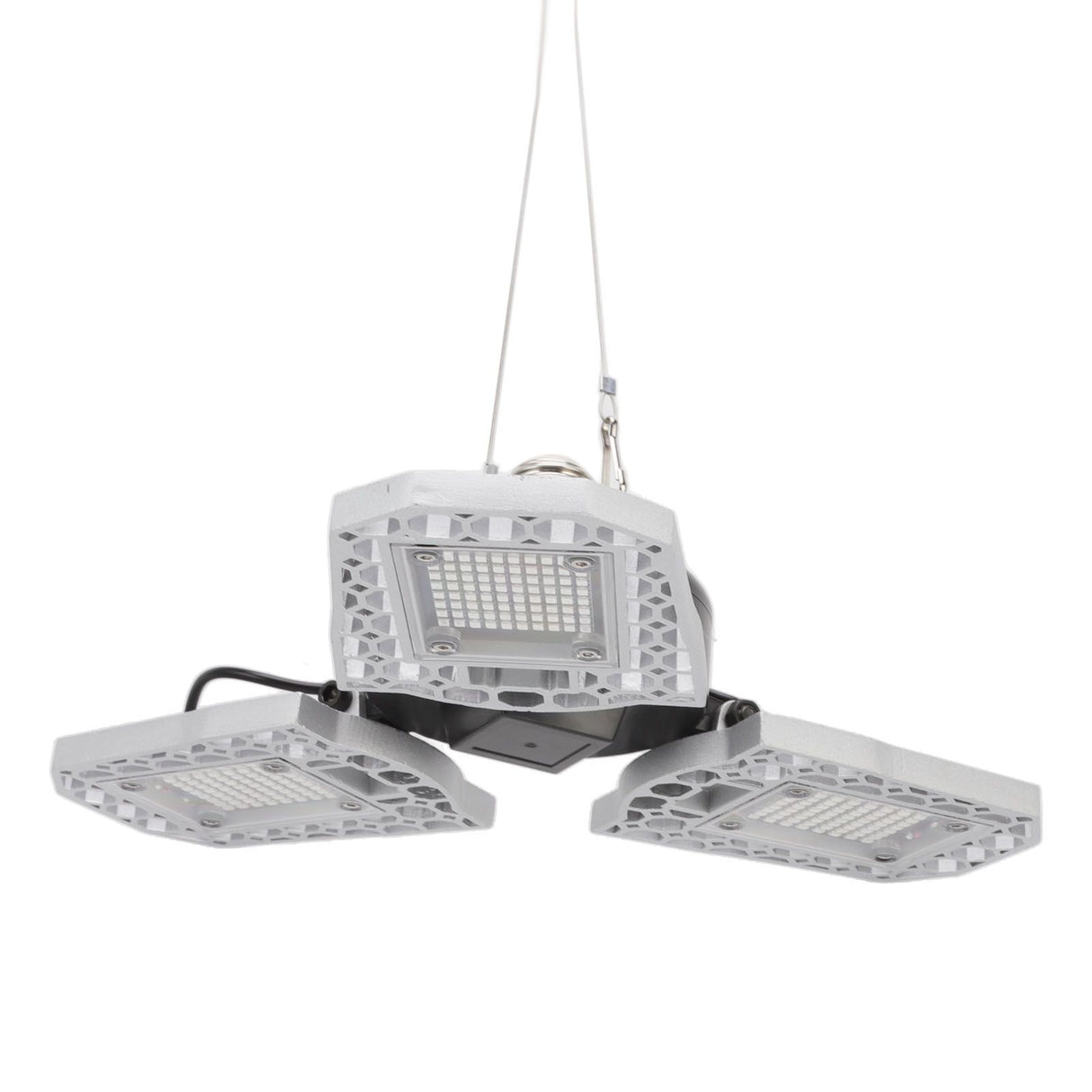 Plant Grow Light 220V 3 Heads Foldable E27 240 LEDs Red Blue Spectrum Waterproof Plant Growing Lamps for Indoor