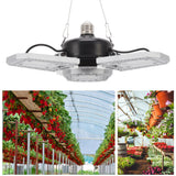 Plant Grow Light 220V 3 Heads Foldable E27 240 LEDs Red Blue Spectrum Waterproof Plant Growing Lamps for Indoor - Extra Image