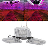 Plant Grow Light 220V 3 Heads Foldable E27 240 LEDs Red Blue Spectrum Waterproof Plant Growing Lamps for Indoor - Extra Image
