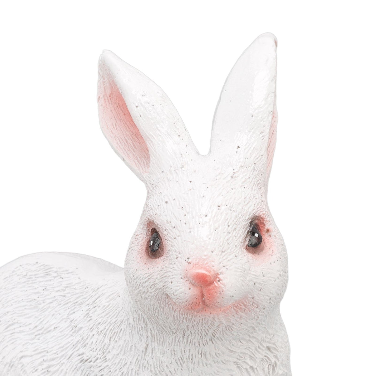 One Pair Garden Statues Rabbit Synthetic Resin Outdoor Craft Sculpture for Home Patio