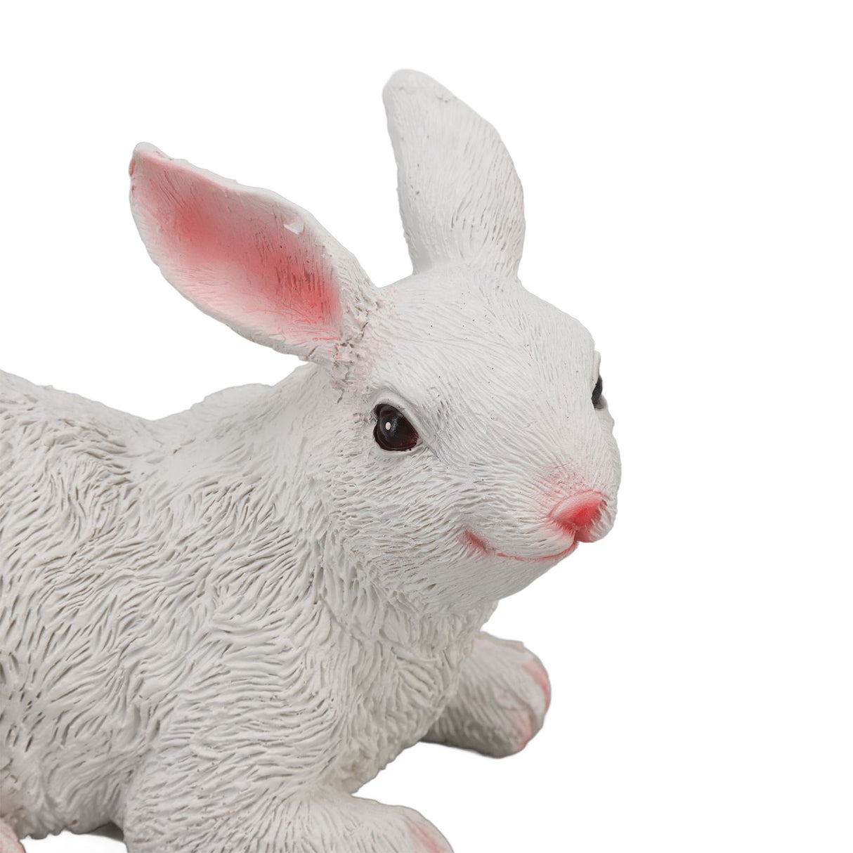 1 Pair Bunny Rabbit Ornaments Decorations Resin Art Craft Animal Model Sculpture Statue Figurine for Balcony Garden