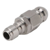 G1/4 Inch Stainless Steel High Pressure Washer Drain Sewer Cleaning Pipe Jetter Spray Quick Plug Drain Hose Nozzle - Rear View