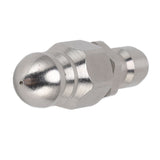 G1/4 Inch Stainless Steel High Pressure Washer Drain Sewer Cleaning Pipe Jetter Spray Quick Plug Drain Hose Nozzle - Low Angle
