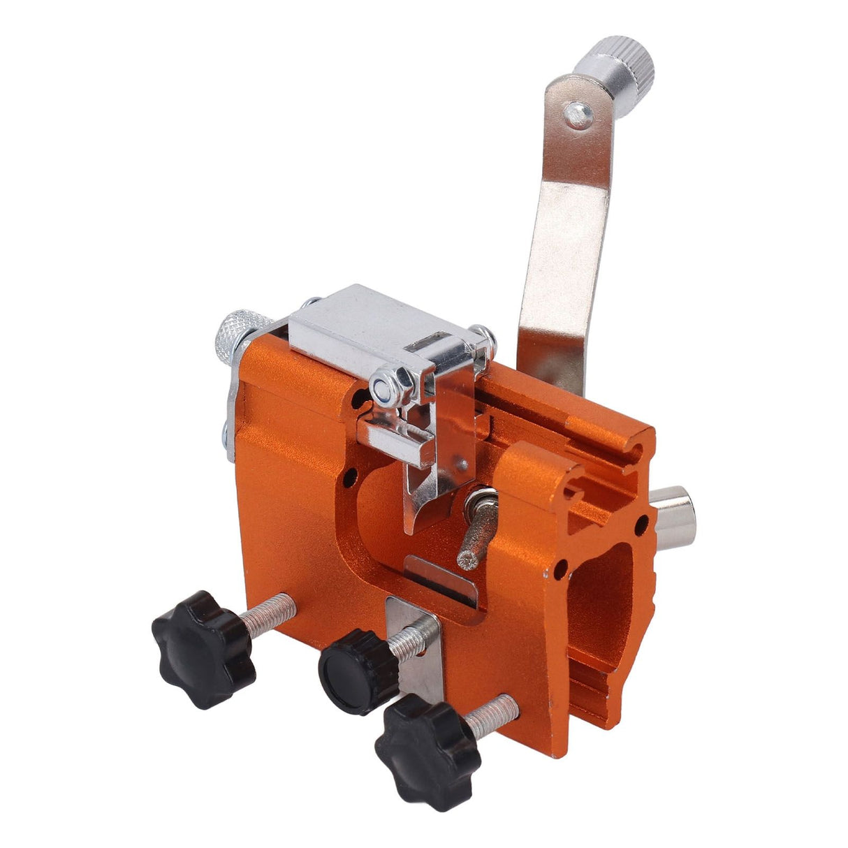 Portable Crank Chainsaw Sharpening Jig Stainless Steel Chainsaw Tooth Blade Grinder Precise Sharpening Kit for Repairing