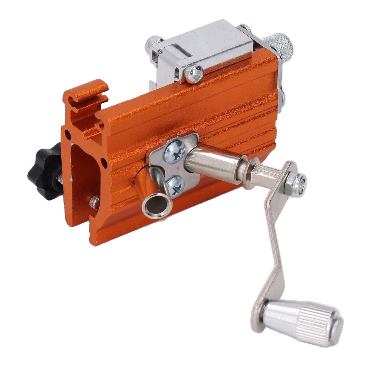 Portable Crank Chainsaw Sharpening Jig Stainless Steel Chainsaw Tooth Blade Grinder Precise Sharpening Kit for Repairing