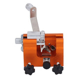 Portable Crank Chainsaw Sharpening Jig Stainless Steel Chainsaw Tooth Blade Grinder Precise Sharpening Kit for Repairing
