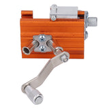 Portable Crank Chainsaw Sharpening Jig Stainless Steel Chainsaw Tooth Blade Grinder Precise Sharpening Kit for Repairing