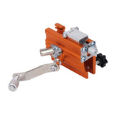 Portable Crank Chainsaw Sharpening Jig Stainless Steel Chainsaw Tooth Blade Grinder Precise Sharpening Kit for Repairing - Low Angle