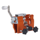 Portable Crank Chainsaw Sharpening Jig Stainless Steel Chainsaw Tooth Blade Grinder Precise Sharpening Kit for Repairing