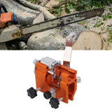 Portable Crank Chainsaw Sharpening Jig Stainless Steel Chainsaw Tooth Blade Grinder Precise Sharpening Kit for Repairing