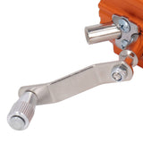 Portable Crank Chainsaw Sharpening Jig Stainless Steel Chainsaw Tooth Blade Grinder Precise Sharpening Kit for Repairing
