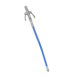 Grease Tool Coupler Electric Manual High Pressure Oil Nozzle Double Locking Clamp Grease Nozzle with 30.5cm Hose Male Thread G1/8 Type A 9x6x1.8cm/3.5x2.4x0.7in - Close-Up Angle