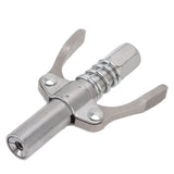 Grease Tool Coupler Electric Manual High Pressure Oil Nozzle Double Locking Clamp Grease Nozzle with 30.5cm Hose Male Thread G1/8 Type A 9x6x1.8cm/3.5x2.4x0.7in