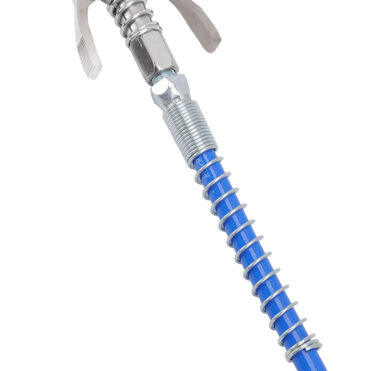 Grease Tool Coupler Electric Manual High Pressure Oil Nozzle Double Locking Clamp Grease Nozzle with 30.5cm Hose Male Thread G1/8 Type A 9x6x1.8cm/3.5x2.4x0.7in