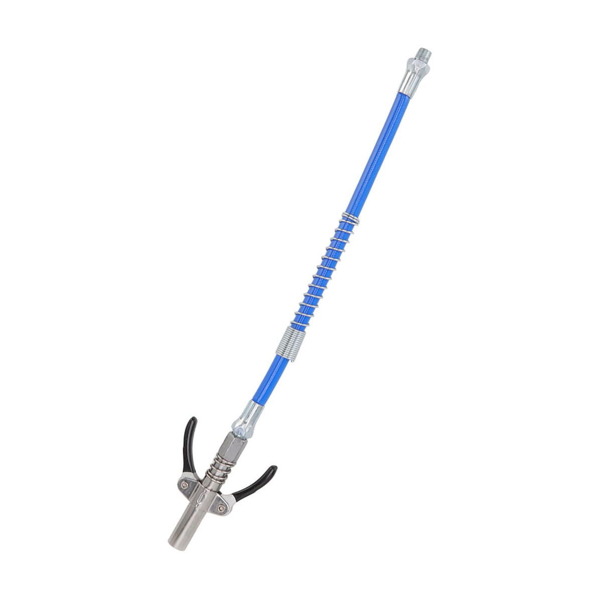Grease Tool Coupler Electric Manual High Pressure Oil Nozzle Double Locking Clamp Grease Nozzle with 30.5cm Hose Male Thread G1/8 Type B 9x7x1.6cm/3.5x2.8x0.6in