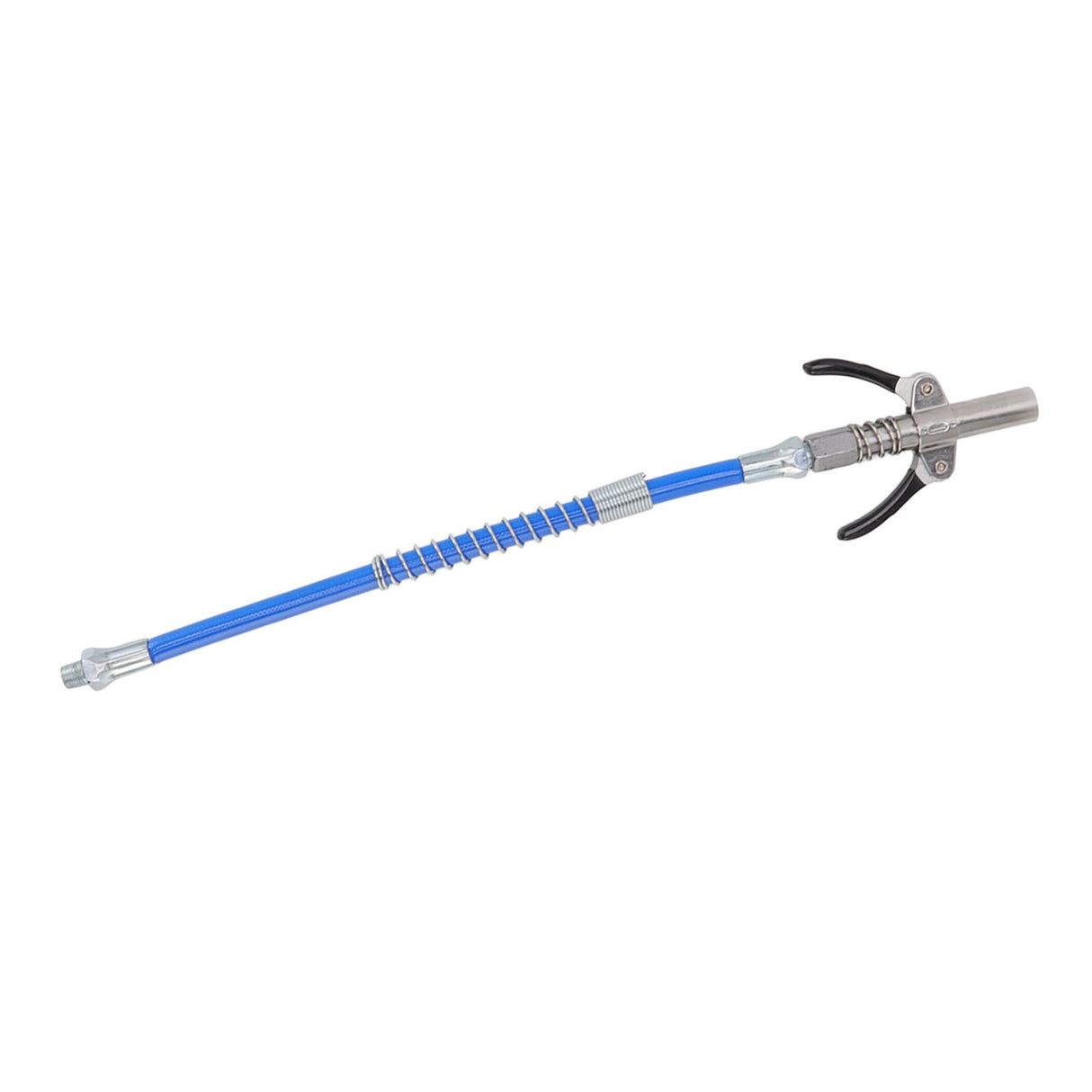 Grease Tool Coupler Electric Manual High Pressure Oil Nozzle Double Locking Clamp Grease Nozzle with 30.5cm Hose Male Thread G1/8 Type B 9x7x1.6cm/3.5x2.8x0.6in