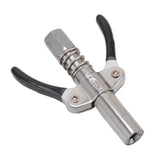 Grease Tool Coupler Electric Manual High Pressure Oil Nozzle Double Locking Clamp Grease Nozzle with 30.5cm Hose Male Thread G1/8 Type B 9x7x1.6cm/3.5x2.8x0.6in