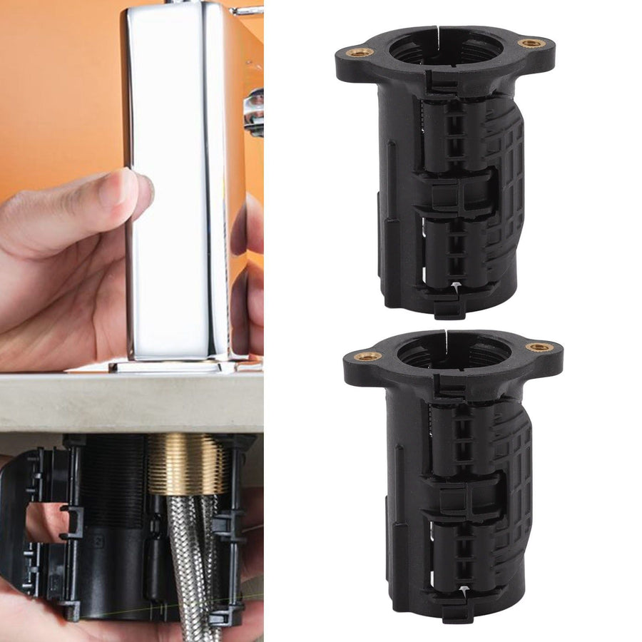 2 Sets Faucet Anti Loose Nut Fastener Quick Release Assembly Nut Fixed Base Kitchen Basin Tap Accessory