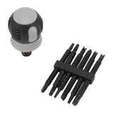13 in 1 Mini Ratchet Screwdriver Bit Set Telescopic Labor Saving Screwdriver Handle with 6pcs Dual Purpose Batch Head Bits