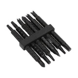13 in 1 Mini Ratchet Screwdriver Bit Set Telescopic Labor Saving Screwdriver Handle with 6pcs Dual Purpose Batch Head Bits