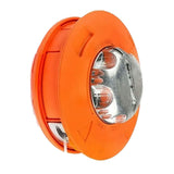 Lawn Mower Trimmer Head Dismantle Free Plastic Aluminum Trimming Head for Garden Mowing Machine Orange - Side View
