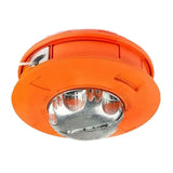 Lawn Mower Trimmer Head Dismantle Free Plastic Aluminum Trimming Head for Garden Mowing Machine Orange - Top-Down View
