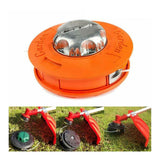Lawn Mower Trimmer Head Dismantle Free Plastic Aluminum Trimming Head for Garden Mowing Machine Orange