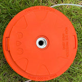 Lawn Mower Trimmer Head Dismantle Free Plastic Aluminum Trimming Head for Garden Mowing Machine Orange