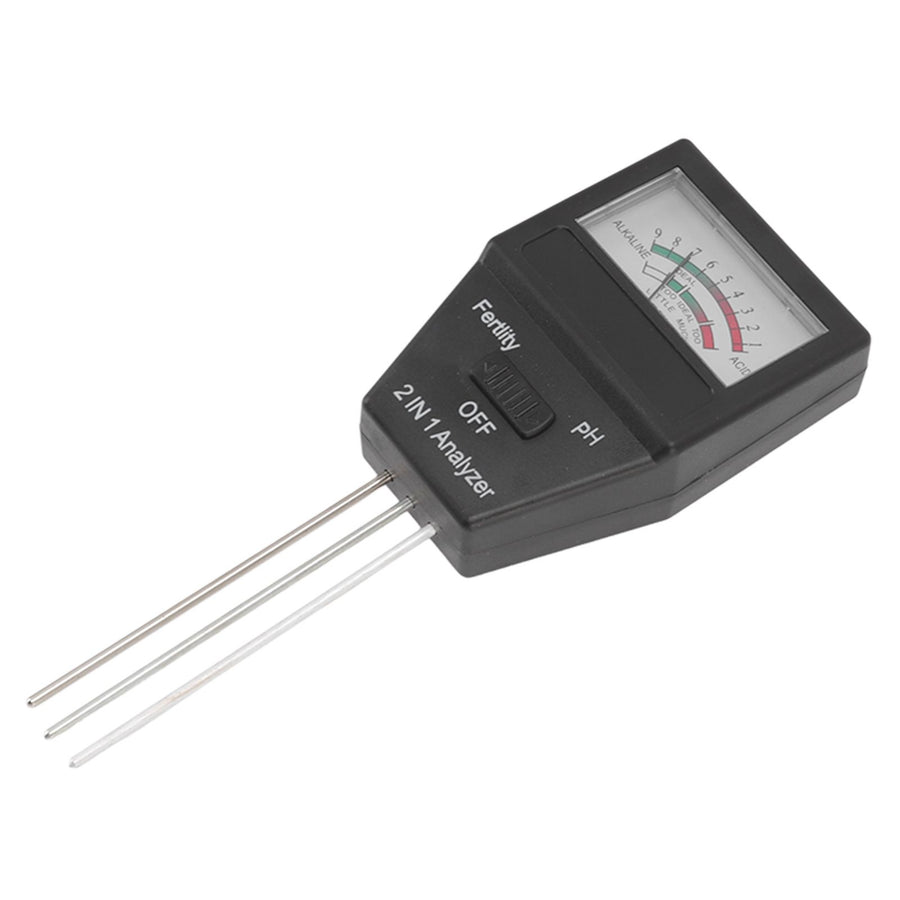 2 in 1 Soil PH Meter Soil Fertility Tester with 3 Probes for Home Garden Lawn Farm Indoor and Outdoor Use