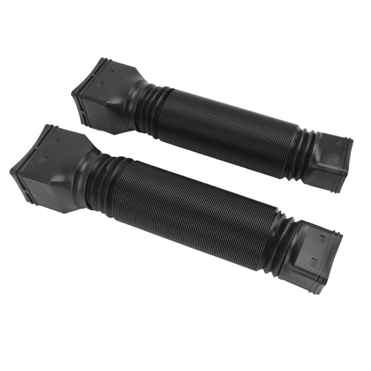 Rain Gutter Downspout Extensions Flexible Universal Drain Downspout Extender Drainage Connector Extendable From 20in to 29in Black