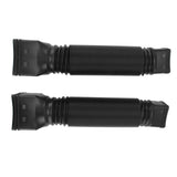 Rain Gutter Downspout Extensions Flexible Universal Drain Downspout Extender Drainage Connector Extendable From 20in to 29in Black - Extra Image