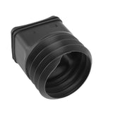 Rain Gutter Downspout Extensions Flexible Universal Drain Downspout Extender Drainage Connector Extendable From 20in to 29in Black